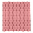 thumbnail image 3 of Ambesonne Abstract Shower Curtain, Simplistic and Ornamental, 69"Wx84"L, Dried Rose and Pale Pink, 3 of 5