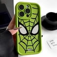 thumbnail image 3 of Funda de teléfono suave de araña de dibujos animados de Color sólido, funda de teléfono anticaída todo incluido para iPhone 15, 14, 13, 12, 11 Pro Plus Pro Max, X, XS, XR, 3 of 5