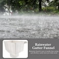 thumbnail image 6 of Baluue Rain Barrel Gutter Connector Plastic White 1 Set, 6 of 8