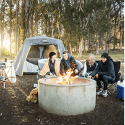 CORE 11 x 9 6 Person Instant Cabin Camping Tent with Full Rainfly, 27lbs