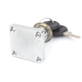 thumbnail image 2 of Escritorio de oficina Mueble Cerradura de metal con bloqueo seguro tono plateado con 2 llaves, 2 of 2