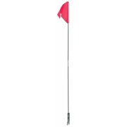 Dimension Nylon Safety Flag Red