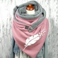 thumbnail image 2 of Heliisoer Mode Femmes Foulard Douce Imprimée à Boutons Décontractée Chaude Foulards Châles, 2 of 4