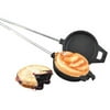 Camp Chef Round Pre-Seasoned Cast Iron Cooking Iron with Wood Handle