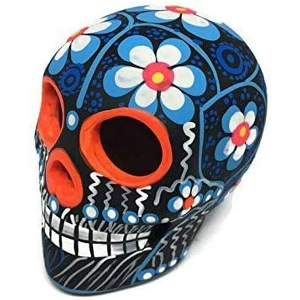 Baseball Sugar Skull Rearview Mirror Ornament - Show Your Team