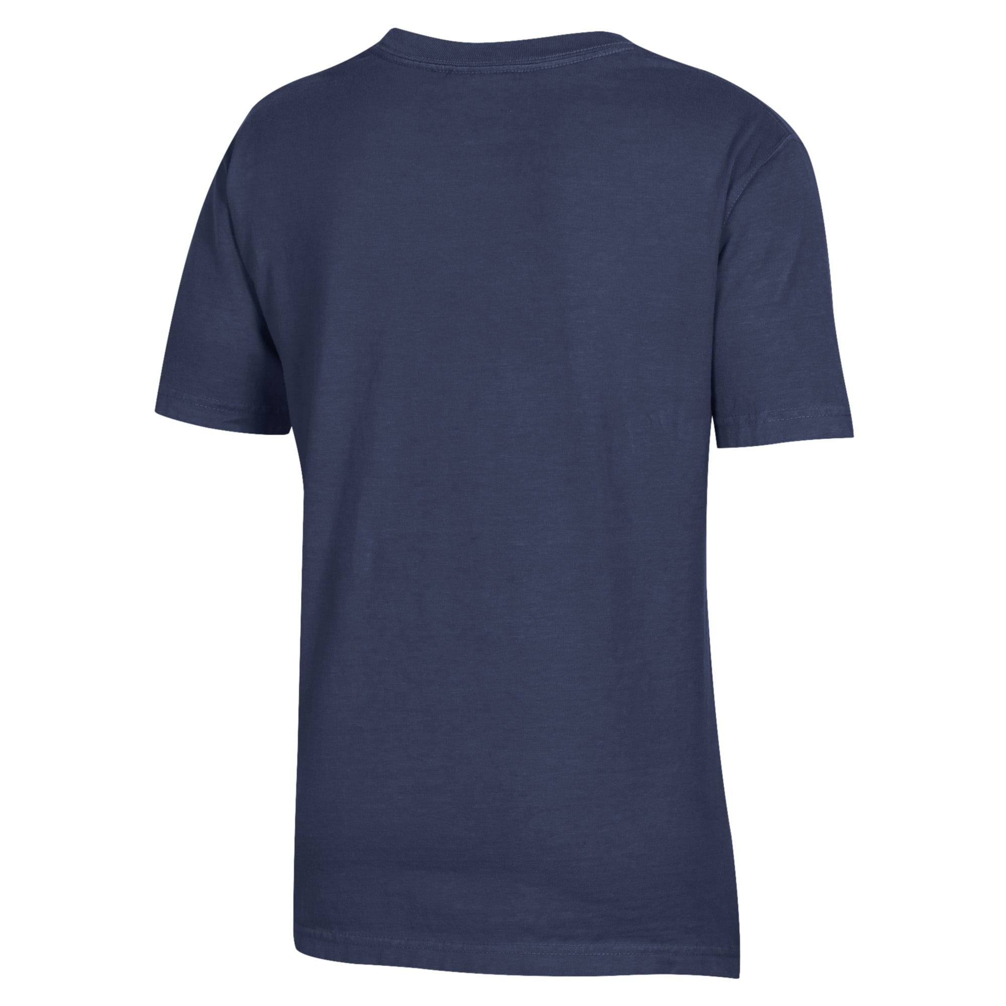 Youth Heather Navy Nevada Wolf Pack Logo Comfort Wash T-Shirt
