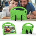 thumbnail image 4 of SaniMore Shockproof Kids Case for Samsung Galaxy Tab A 8.0 2019 Without S Pen Model (SM-T290 Wi-Fi, SM-T295 LTE), Kiddie Series Light Weight Convertible Handle Stand Child Teens Friendly Cover, Green, 4 of 7