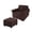 Coffee, variant on KALAKALA Chair Slipcover with Ottoman Cover, Stretch Sofa Cover with Ottoman Slipcovers Removable Washable Armchair Covers Non Slip Furniture Protector