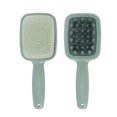 thumbnail image 4 of Unique Bargains 1 Pc Hair Brush Double-sided Handle Scalp Scrubber Green, 4 of 6