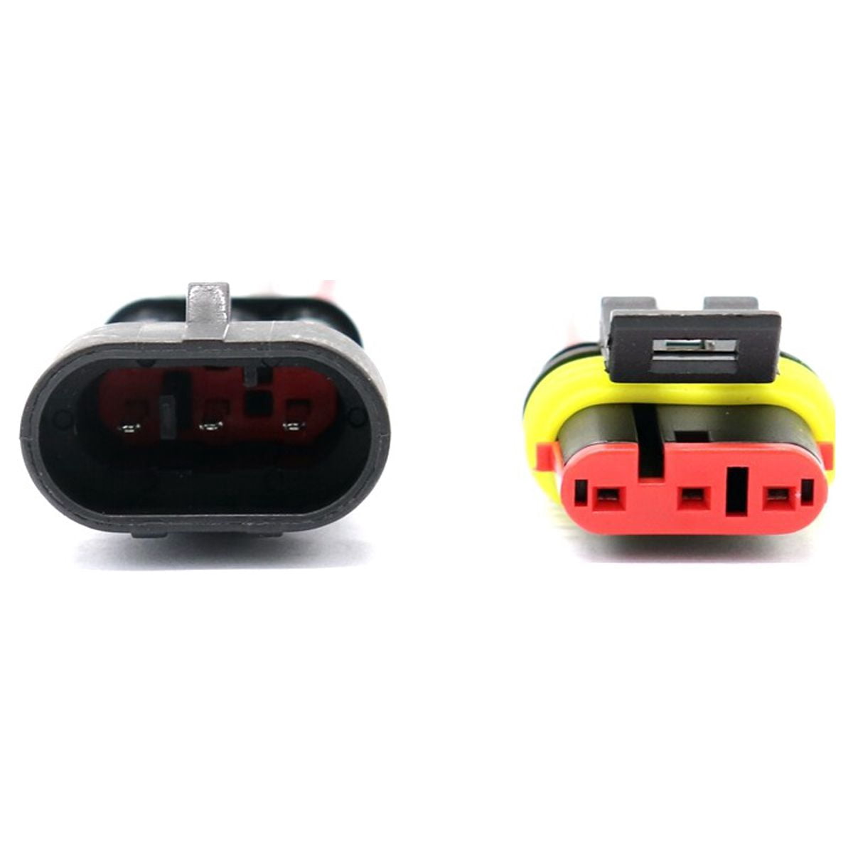 HEMOTON 5 Pairs 3 Pin IP67 Waterproof Electrical Wire Terminal