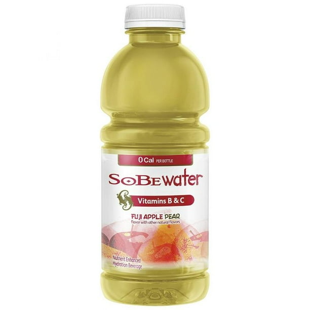 SoBe Water, Fuji Apple Pear, 20 oz Bottle (12 Pack)