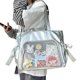 thumbnail image 1 of Dibujos Animados para Mujeres Bolso Hombro Múltiples Bolsos Bolsas Vagabundo (plata), 1 of 9