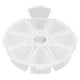 thumbnail image 4 of Caja De Plástico Transparente Redonda De 8 Rejillas, Contenedor De Almacenamiento Divisor Para Cuentas, Joyería, Manualidades, Artículos De Decoración De Uñas, 4 of 7
