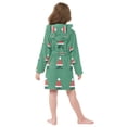 thumbnail image 7 of FORMRS Niños Bathrobe Unisex Hooded Robe Soft Plush Pajamas Sleepwear, Size 2-3T, Christmas Trees, 7 of 7