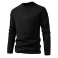 thumbnail image 2 of Zedker Men's Shirts Mock Turtleneck Long Sleeve Shirts Basic Thermal Turtle Neck Undershirt Lightweight Pullover Sweaters Top, 2 of 6