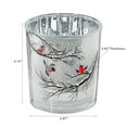 thumbnail image 3 of Maison Concepts Candle Holder Glass Candle Holder Bird Small - Set of 2 - 2.87 L x 2.87 W x 3.15 H, 3 of 3