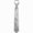Silver-gray, variant on Mens Pre Tied Zipper Tie, Adjustable Skinny Slim Clip on Necktie for School Wedding Party Uniforms, 1 Pc,Black
