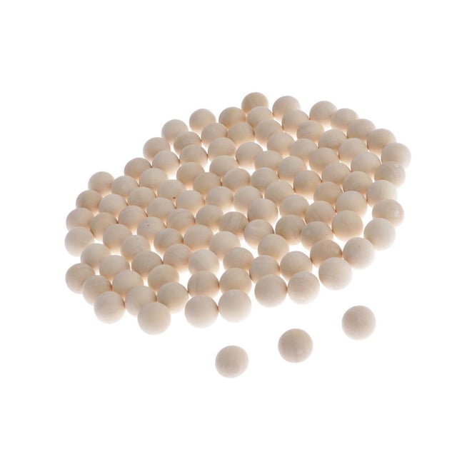 forma forma , forma naturales de terminar, s , para manualidades, proyectos de bricolaje por carpintero, - 1.8cm Sunnimix Bola de madera maciza