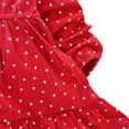 thumbnail image 5 of Baby Girl Organic Long Sleeve Dresses Rufled Sleeve Tunic Dress Swing Casual Sundress Party Princess Dresses, 5 of 11
