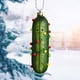 thumbnail image 4 of Mini Adorno de Pepino Acrílico Multifuncional para Árbol de Navidad | Decoración Navideña Transparente y Brillante | Versátil para Árbol, Coche y Envoltorio de Regalos | Fácil de Colgar, con Simbolis, 4 of 5