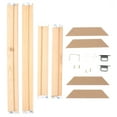 thumbnail image 3 of 3 Sets Canvas Stretcher Bars DIY Combination Solid Wood Photo Frame, 3 of 8