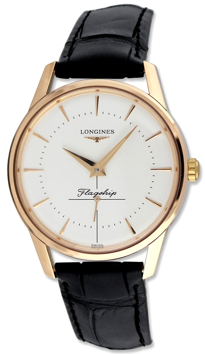 longines solid gold mens watch