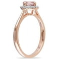 thumbnail image 2 of Luxurious Halo Diamond Engagement ring 1.20 Carat Round Cut Diamond on Rose Gold, 2 of 2