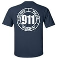 thumbnail image 3 of Fair Game 911 Dispatch T-Shirt Operator Fire EMS Police Circle-Navy-S, 3 of 5