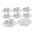 thumbnail image 7 of Niceauty 8Pcs Self Adhesive Universal Casters White for Small Furniture and Appliances, 7 of 7