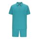 thumbnail image 4 of Trajes para Hombres Traje de Ajuste Clásico, Pantalones Cortos de Manga Corta Casual Solapa Color Sólido para Uso Al Aire Libre Y Diario, 4 of 6