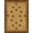 Brown Tan, Pattern 1, variant on ODIKA 8'x10' Washable Area Rug Woodland Scattered Wildlife Tracks Forest Theme Timber Frame for Living Room, Under Sectional, Family , Durable, Non-Slip