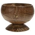 thumbnail image 1 of KAKOWELY Durable Tableware Coconut Shell Bowl for Home Use Safe and Healthy Brown Synthetic Material 1pc,5.51"X5.51"X4.33", 1 of 5