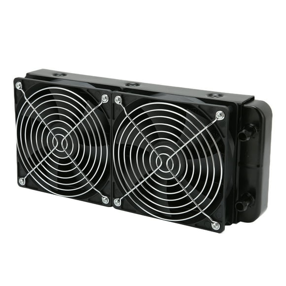 Radiators Fan, CPU Water Cooled Radiater Fast Heat Dissipation for Air Conditioner Evaporator for Computer for Industrial Control Cabinet