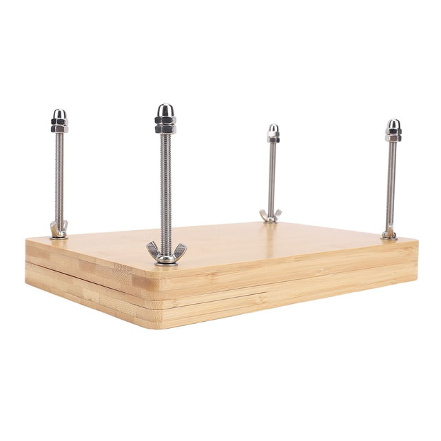Book Press, Smoothly Appearance Book Binding Press Versatile Clamping Thickness Adjustable Detachable for Paper Flattening Embossing