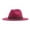 Hot Pink, variant on Women's Felt Fedora Panama Hat, Classic Wide Brim Hat with Leopard Belt Buckle, Lightweight Fashion Fedora Hats for Outdoor Travel, Vacation, Party, Church, Casual Daily Wear, Yellow, M