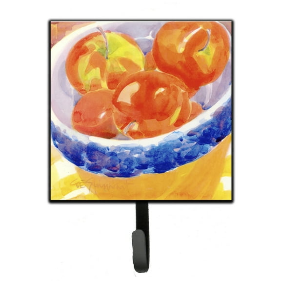 Carolines Treasures 6109SH4 Bowl of Apples Leash or Key Holder 7Hx4.25W multicolor