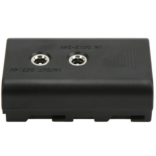 Camera Dummy Battery, 7.4V/3A NP-F550 Dummy Battery 12V-24V Plastic Low Temperature Resistant Wide Applications For NP-F970 For NP-F570