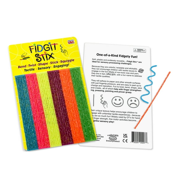 Wikki Stix Fidgit Stix, Pack of 42