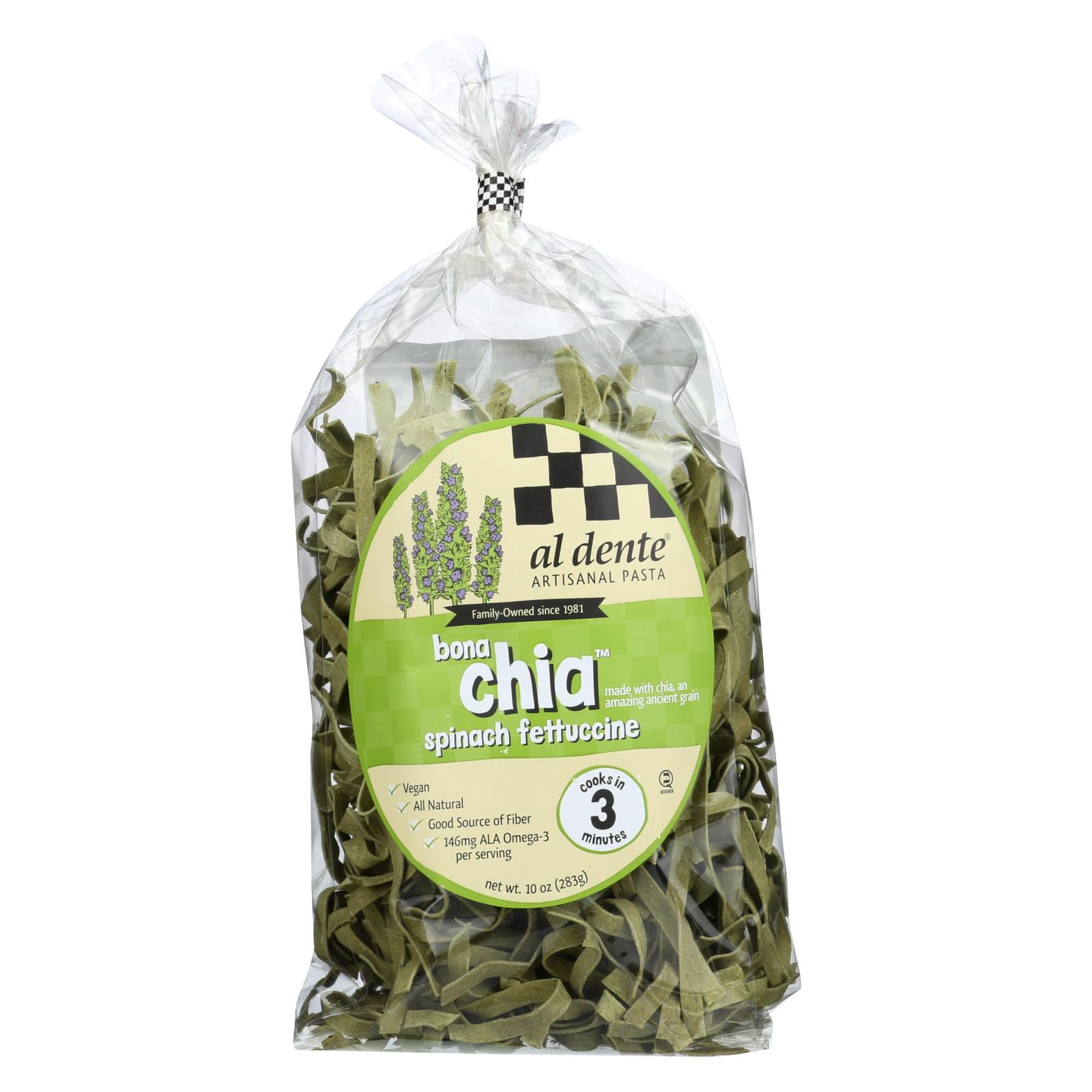 Al Dente Spinach Fettucine, 10 Oz