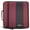 Burgundy, variant on Case-It The Classic Zipper Binder - 2 Inch O-Rings - Multiple Pockets - 350 Sheet Capacity - Comes with Shoulder Strap - Magenta D-251
