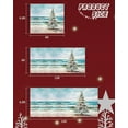 thumbnail image 6 of Christmas Garage Door Banner Cover 6 x 13 ft, Summer Beach Oil Painting Christmas Tree Christmas Garage Door Decorations Holiday Christmas Backdrop Decor for Winter New Year Xmas Party, 6 of 6