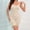 Beige, variant on qelini Spaghetti Strap Camisole Tank Top Plus Size Tummy Control Body Shaper Two Piece Set Casual Shapewear