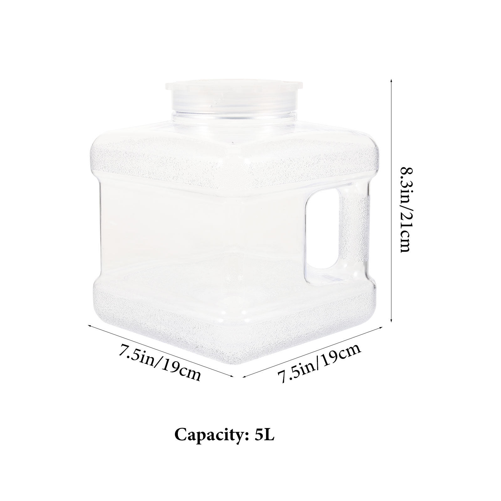 Water Bottle Portable Water Container Large Water Storage Bucket with