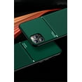 thumbnail image 4 of SHERVIN Slim Leather Magnetic Texture Slim Matte Back Phone Cove Cases For iPhone 13 (Green), 4 of 8