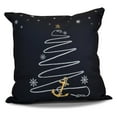 thumbnail image 2 of Simply Daisy 16" x 16" Holiday Anchor Geometric Print Pillow, 2 of 2