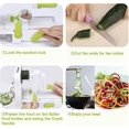thumbnail image 3 of Spiralizer 4 -blade Vegetable Spiralizer Foldable Spiral Slicer Zucchini Noodle Veggie Pasta Spaghetti Maker, 3 of 5