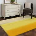 thumbnail image 3 of Area Rug for Living Room, Yellow Ombre Non-Slip Indoor Large Carpet for Bedroom/Dining Room, Modern Abstract Art Abstract Washable Low-Profile Rectangle Floor Runner Rugs - 4 x 6 Ft, 3 of 8