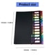 thumbnail image 3 of Waterproof Plastic A4 File Organiser Expandable Document Folder 12-pocket Colorful Sections Elastic Band Office School White, 3 of 4