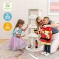 thumbnail image 5 of ECR4Kids Rotating Dress-Up Carousel Costume Organizer, Montessori Furniture, White Wash, 5 of 9