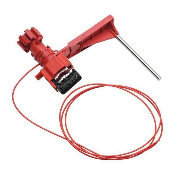 Brady Ball Valve Lockout,Fits Handle Sz 1-3/4 51388